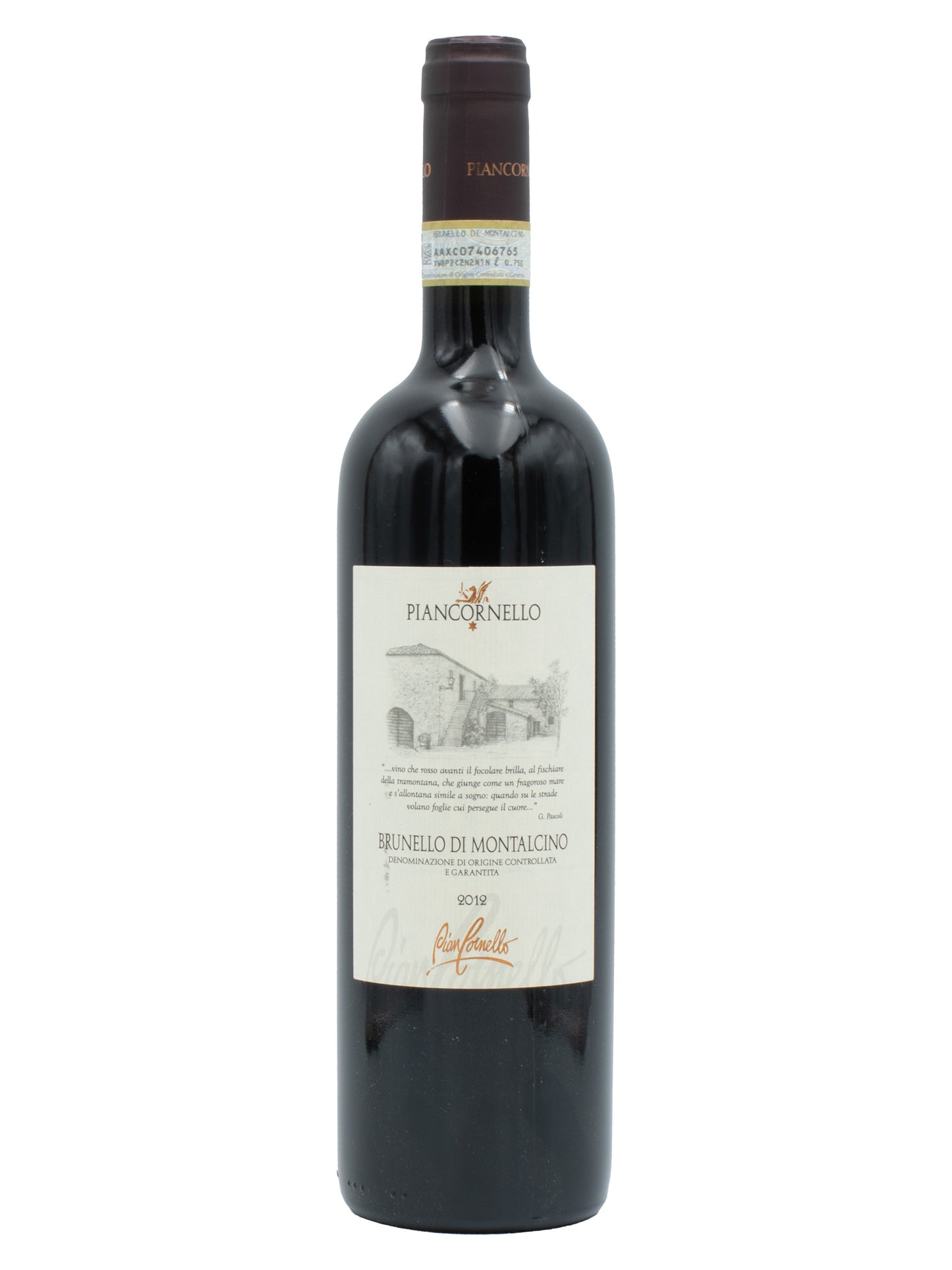 Piancornello Brunello di Montalcino DOCG Toscana 2012