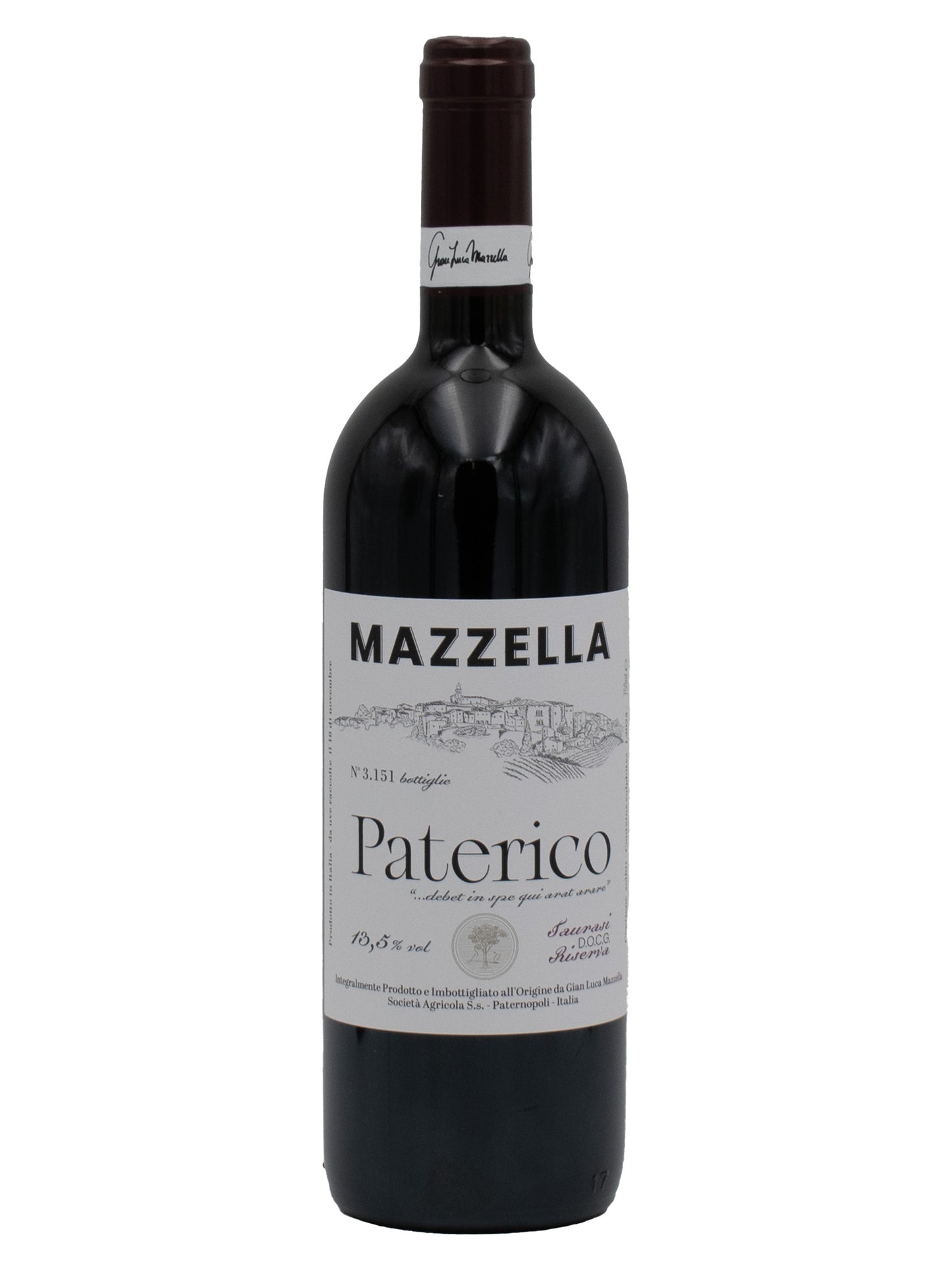 Gian Luca Mazzella Paterico Taurasi Riserva DOCG 2019