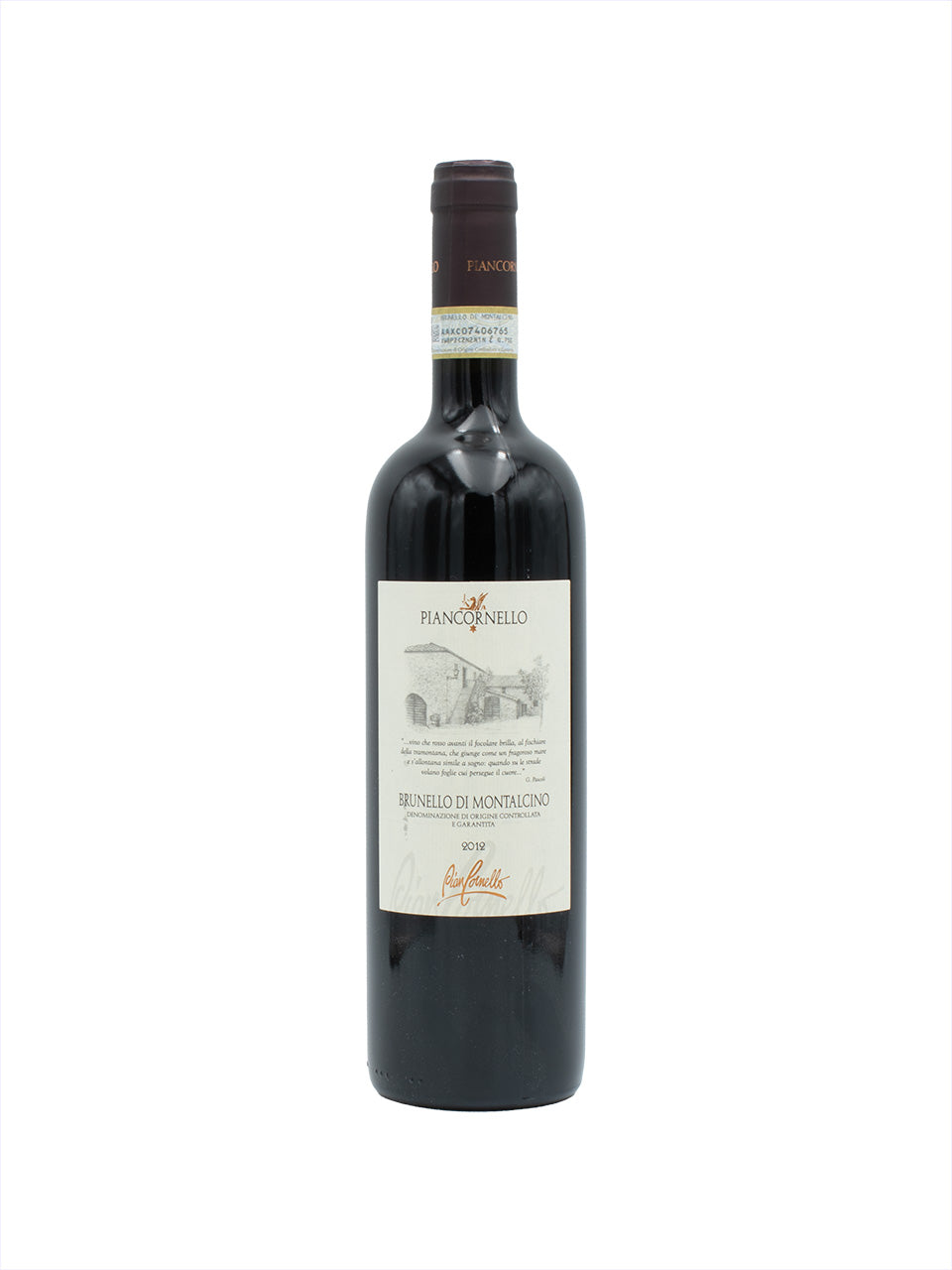 Piancornello Brunello di Montalcino DOCG Tuscany 2012