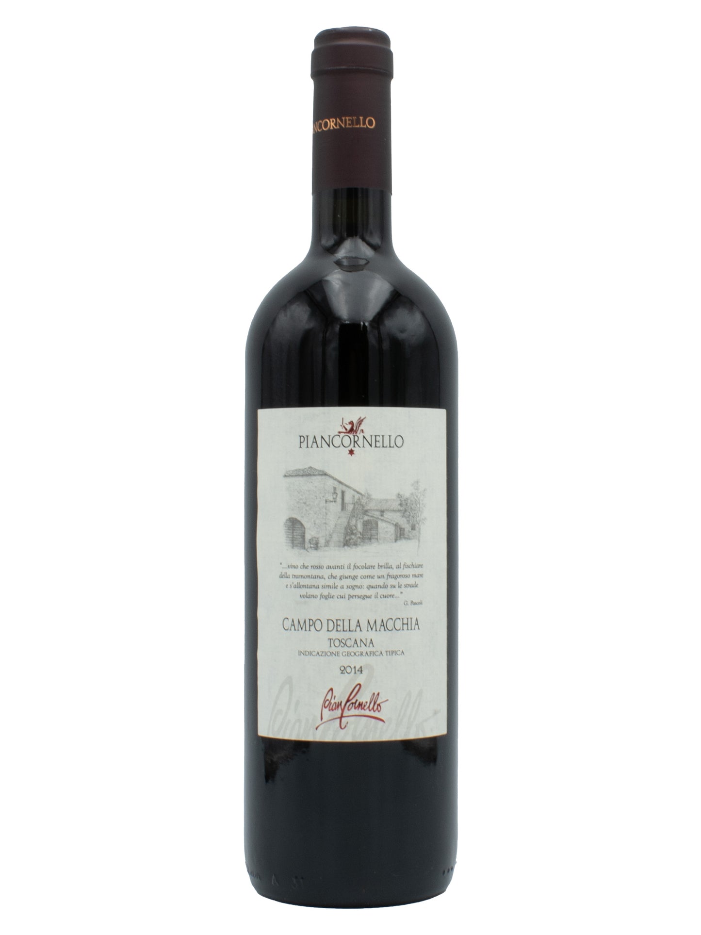 Piancornello Campo della Macchia Rosso Toscana 2014