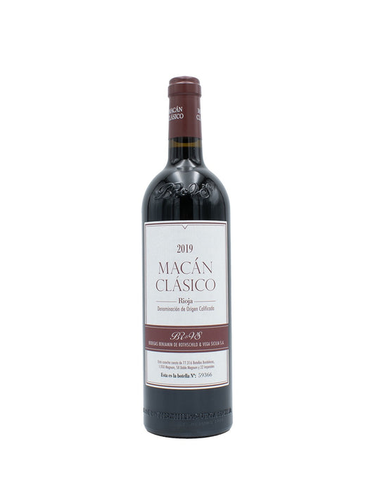 Bodegas Benjamin de Rothschild &amp; Vega Sicilia SA, Macan Clasico, Rioja 2019