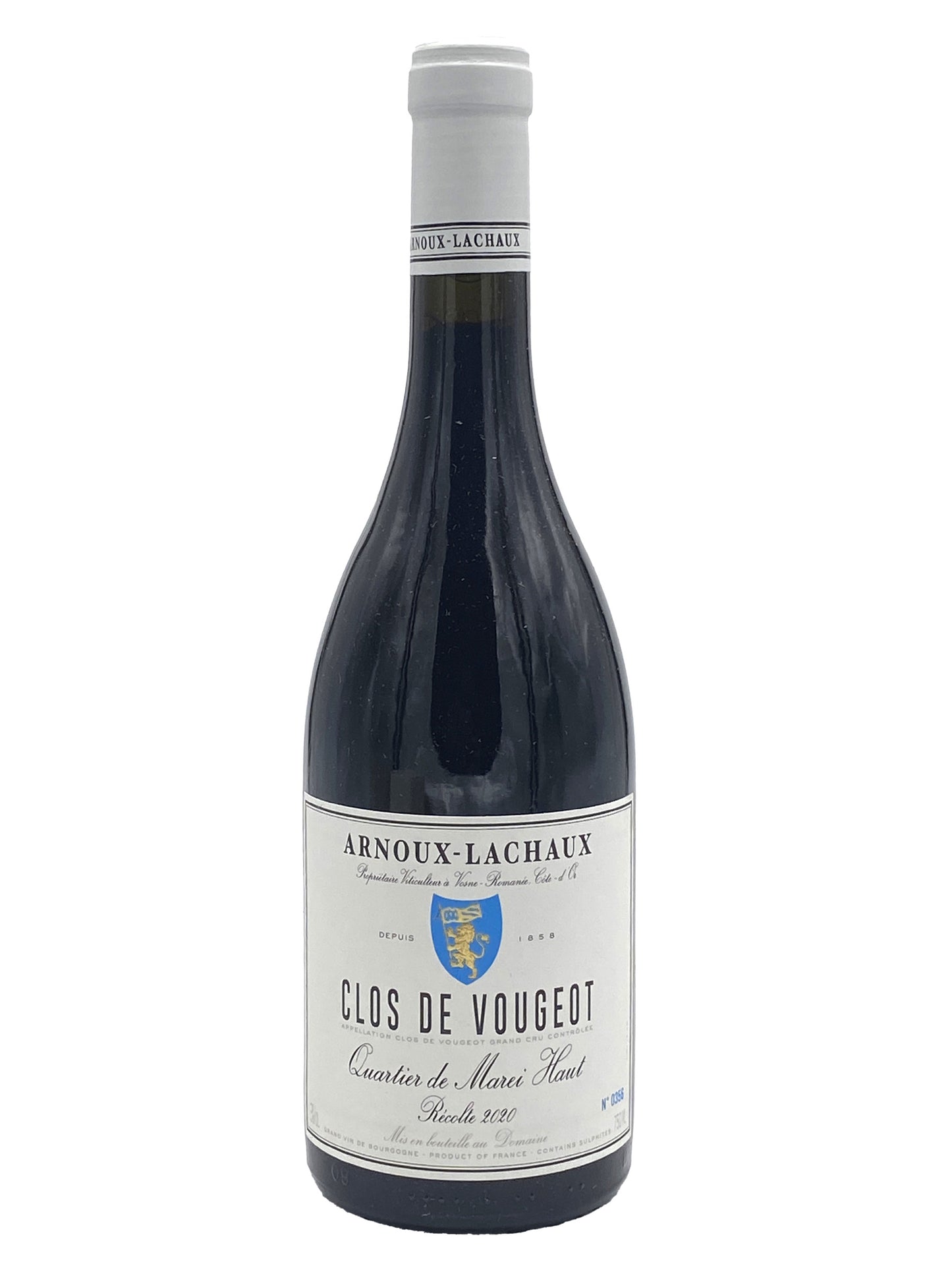 Domaine Arnoux-Lachaux Clos de Vougeot Grand Cru Quartier de Marei Haut 2020