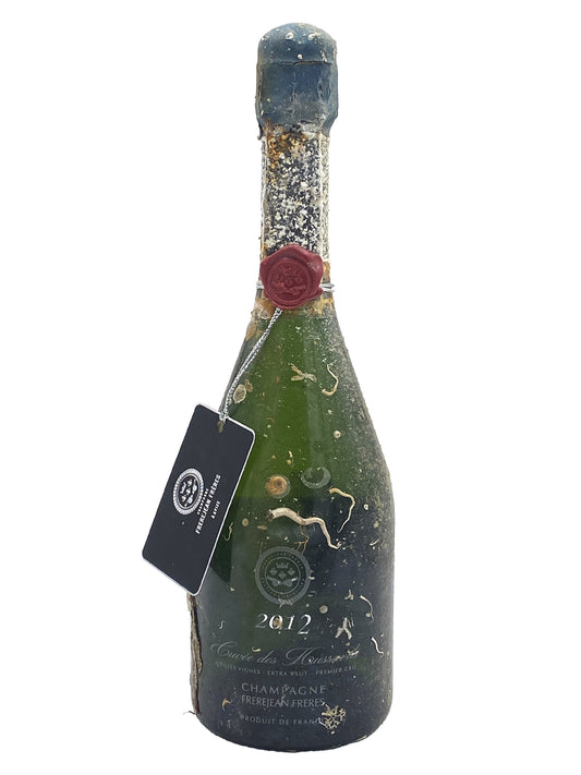 Champagne Frerejean Frères Premier Cru, Cuvée des Hussards Millésime 2012,  Vieillissement sous-marin 12 mois