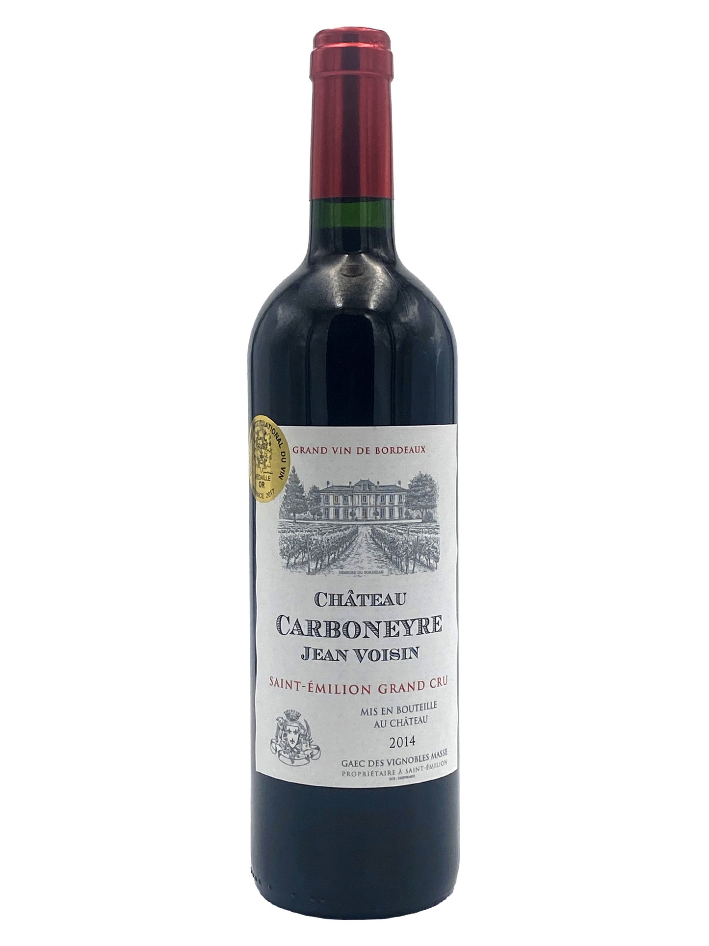Chateau Carboneyre Jean Voisin Saint-Emilion Grand Cru 2014