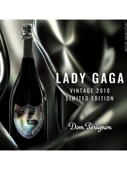Champagne Dom Perignon, x Lady Gaga Blanc 2010 Gift Box