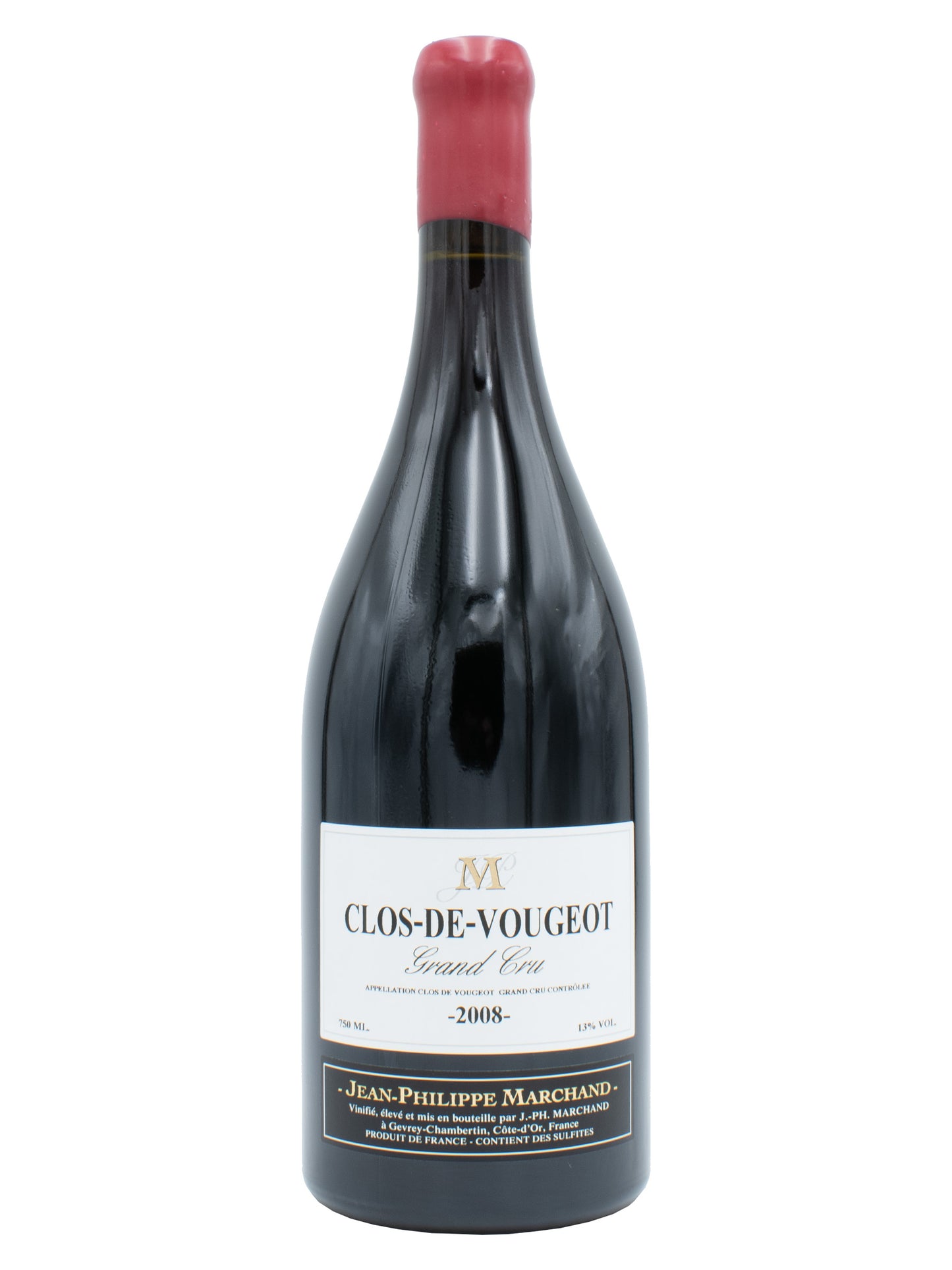 Jean-Philippe Marchand Clos Vougeot Grand Cru Cote de Nuits 2008 75cl 13,5%