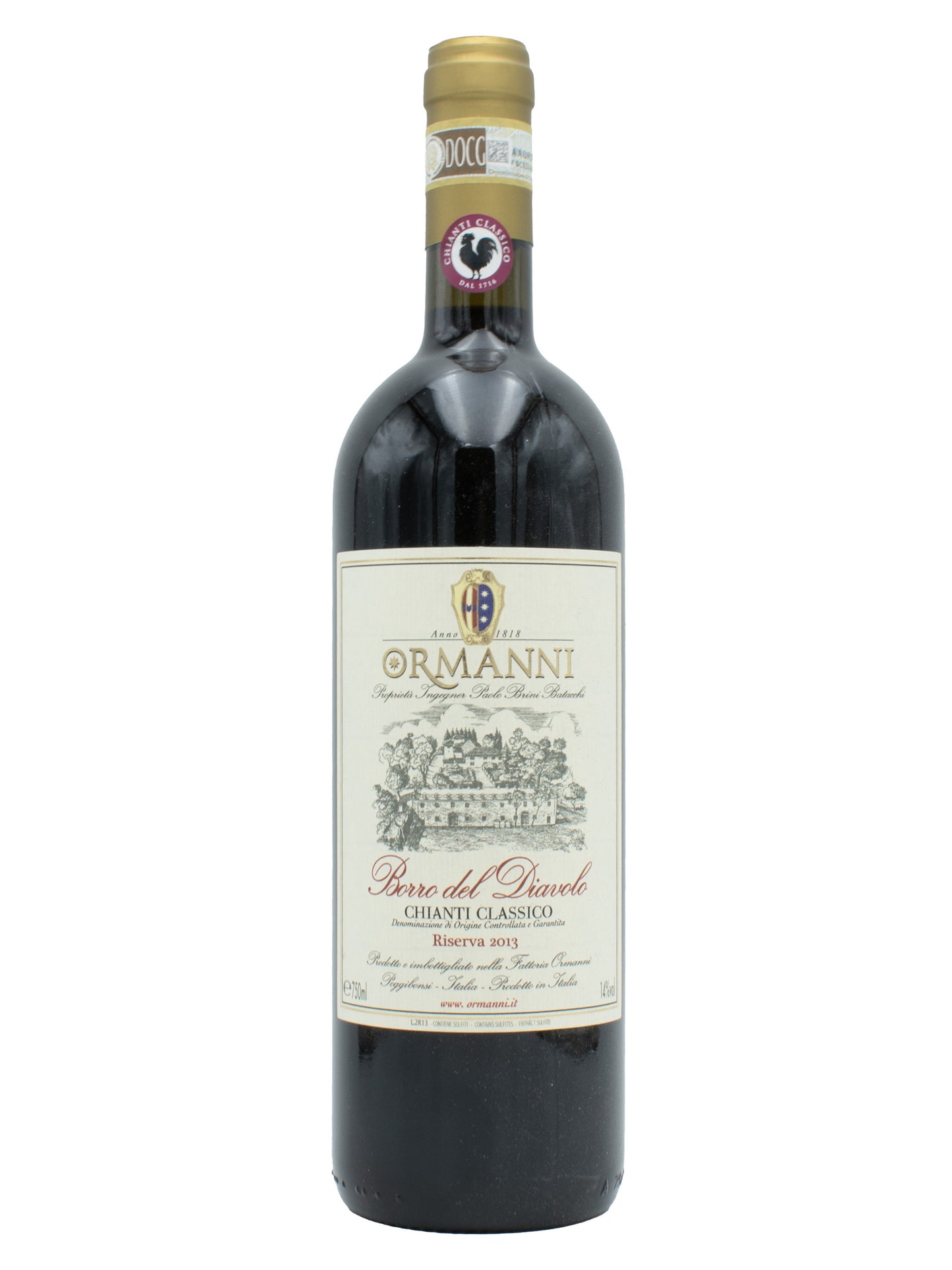 Ormanni 'Borro del Diavolo' Chianti Classico Riserva DOCG 2013