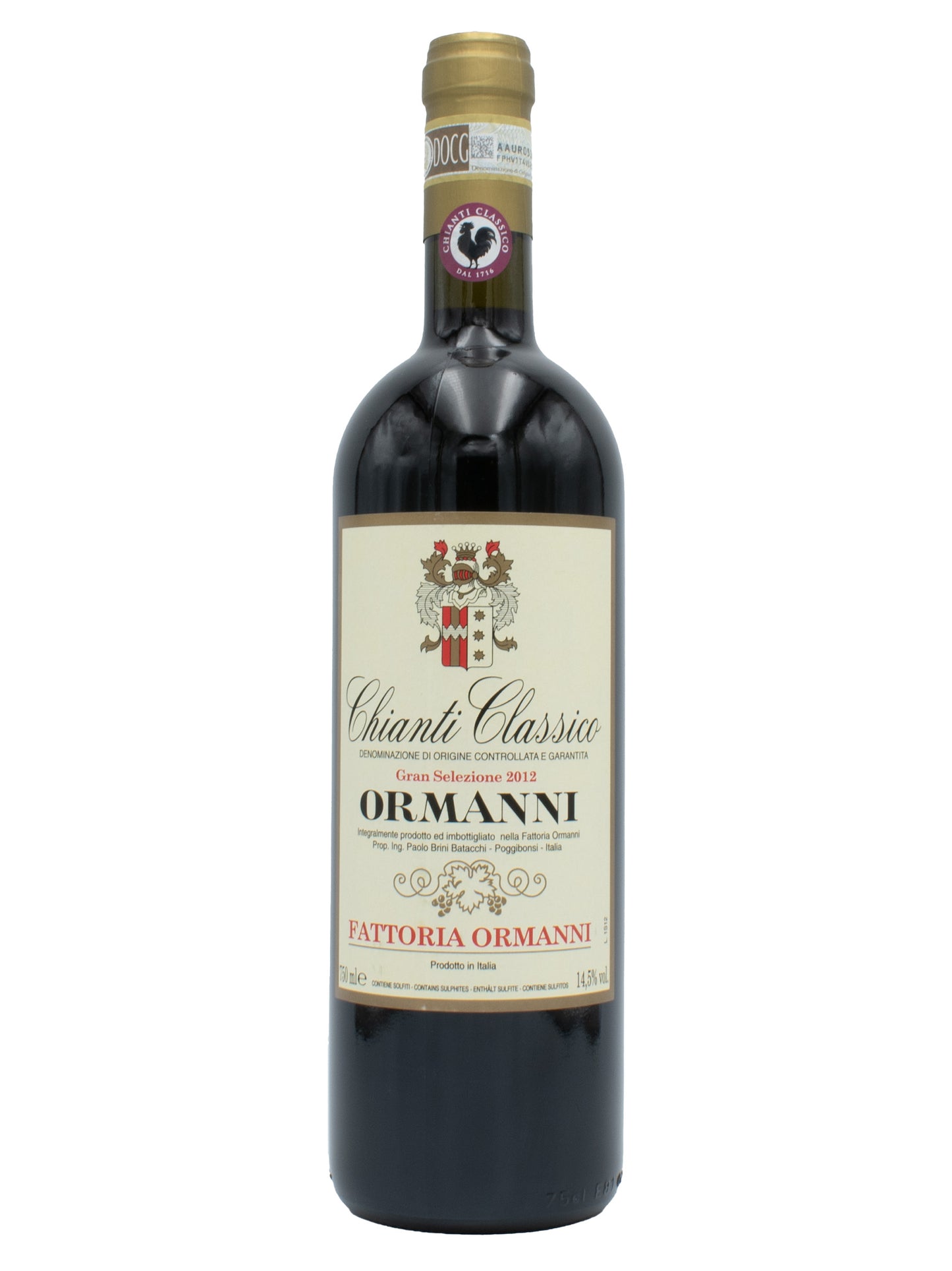Ormanni Chianti Classico Gran Selezione DOCG 2012