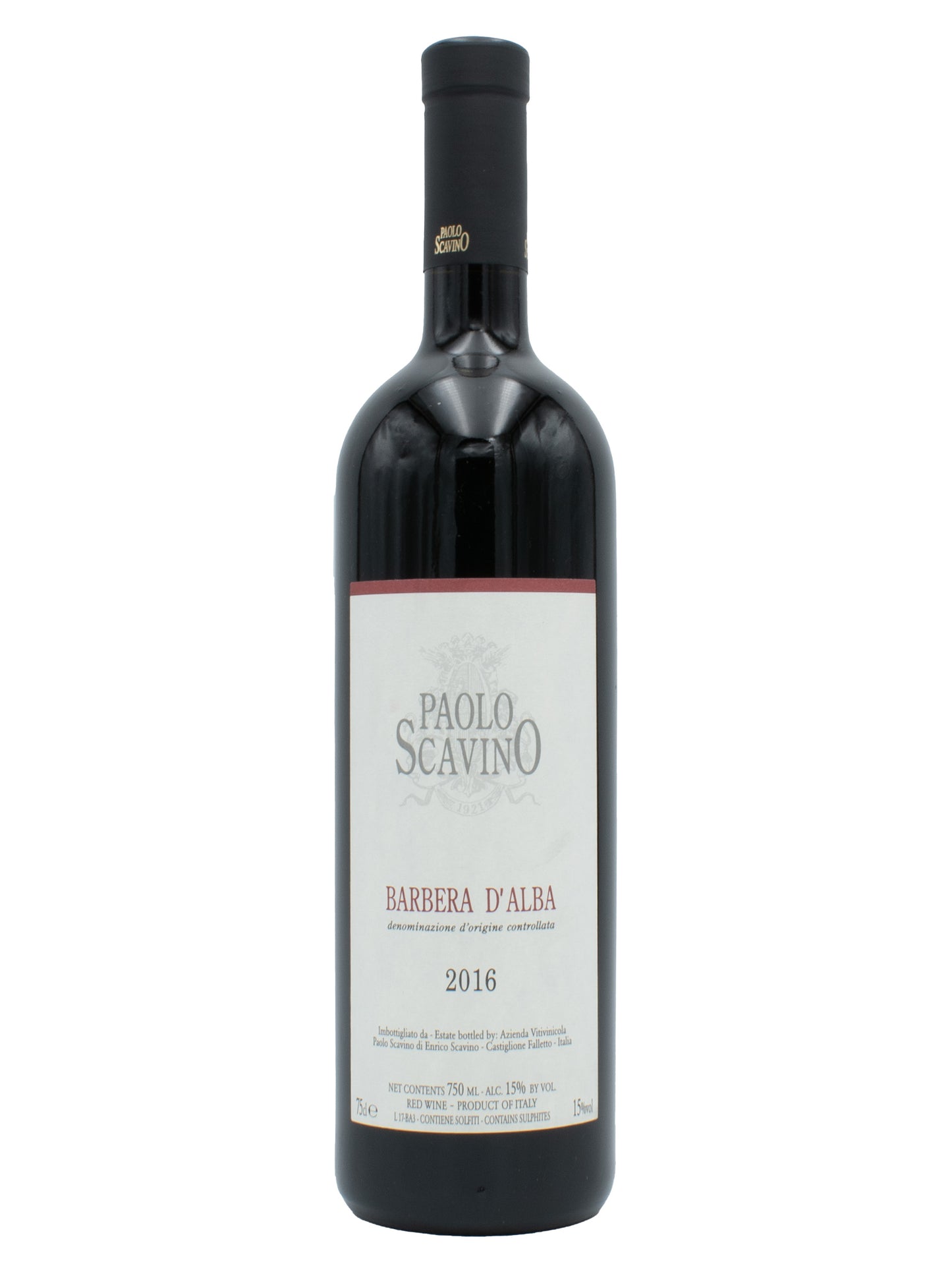 Paolo Scavino Barbera d'Alba 2016