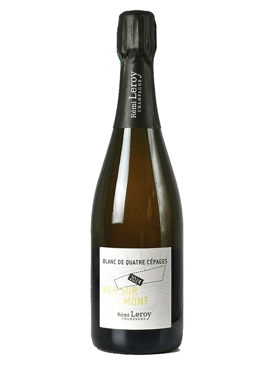 Rémi Leroy Mer sur Mont Blanc de Quatre Cépages champagne bottle
